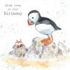 Puffin - "With Love on your Birthday" Greetings Card