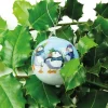 Puffin II Hand-painted Glass Bauble