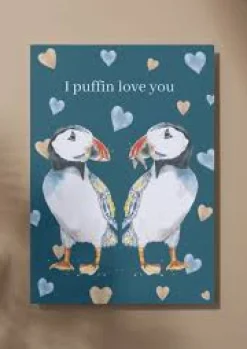 Puffin Love You Eco-Card