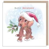 Puppy Christmas Card