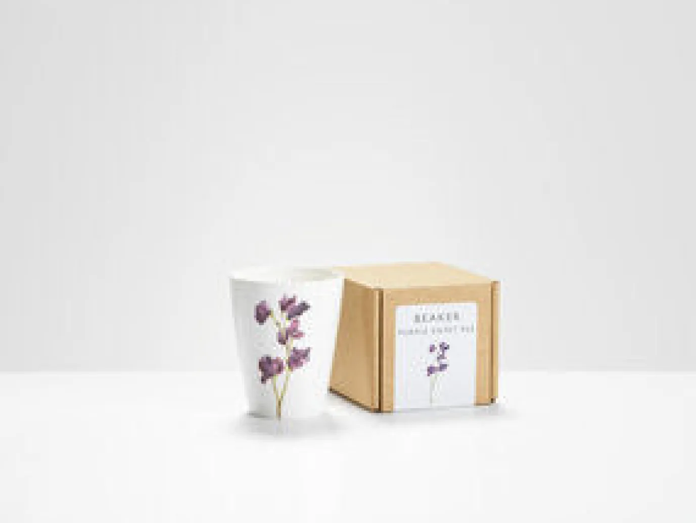 Purple Sweet Pea Beaker