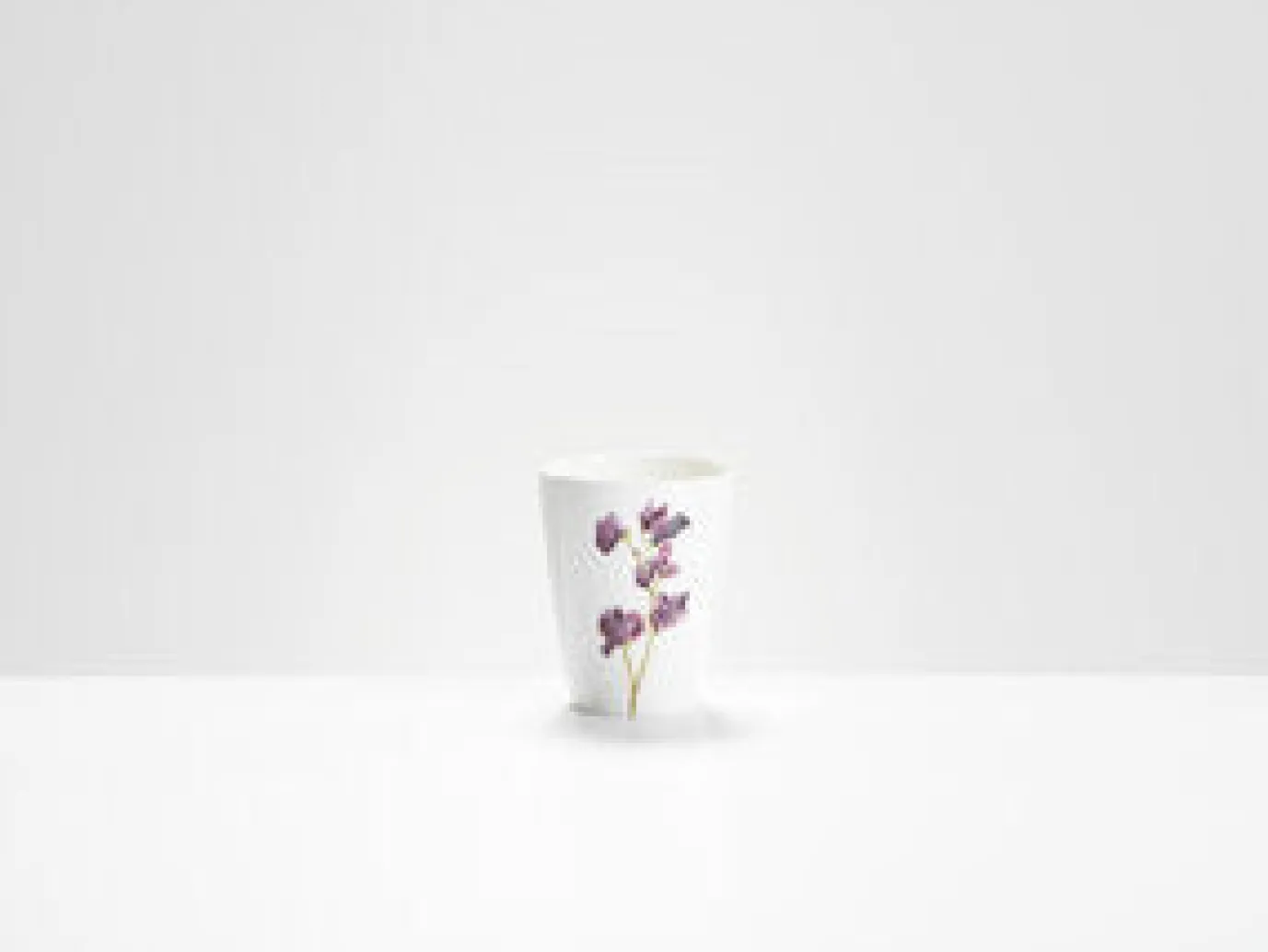 Purple Sweet Pea Beaker