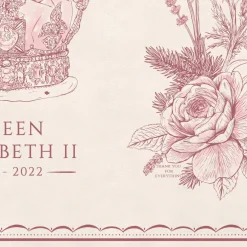 Queen Elizabeth II Commemorative Tea Towel