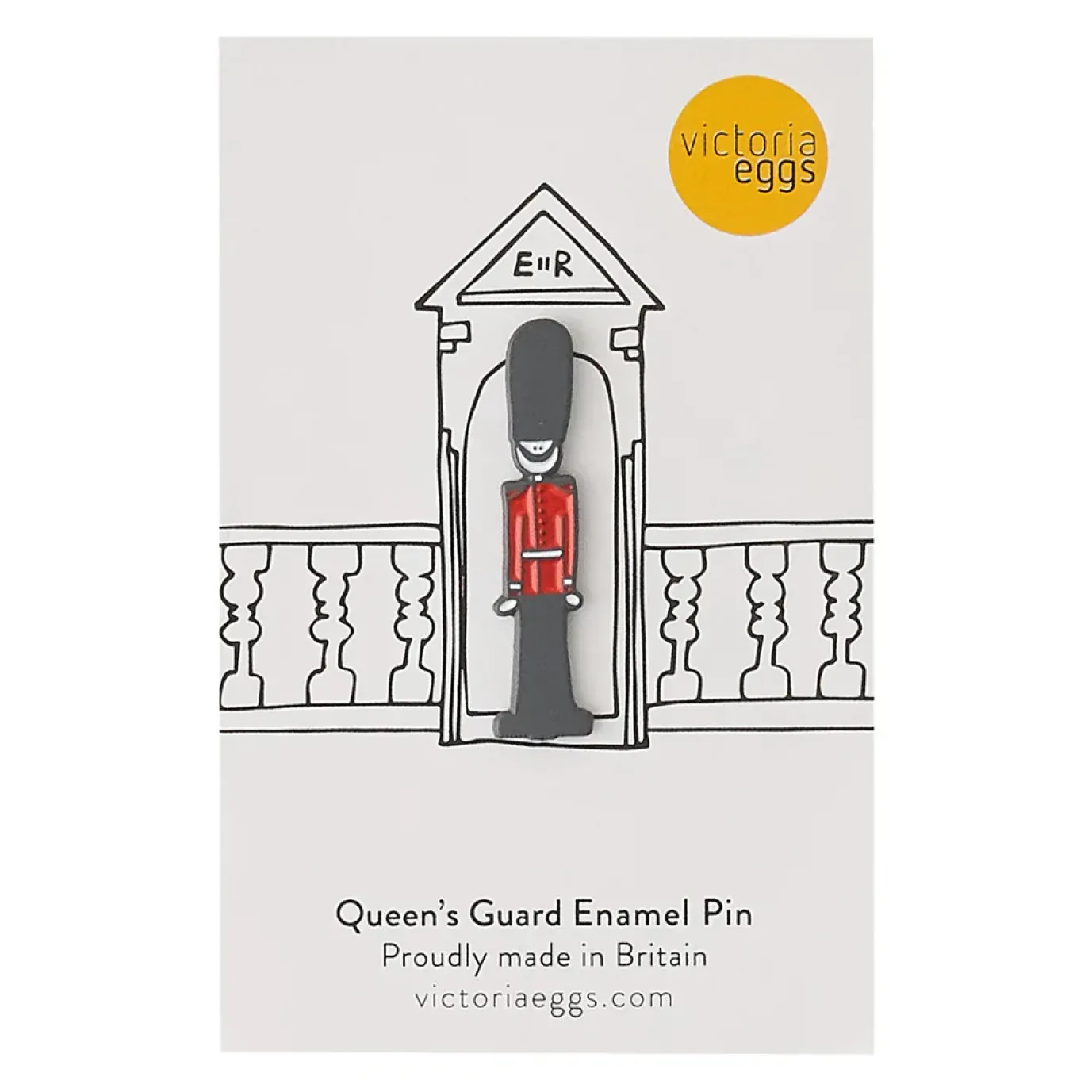Queen's Guard Enamel Pin Badge