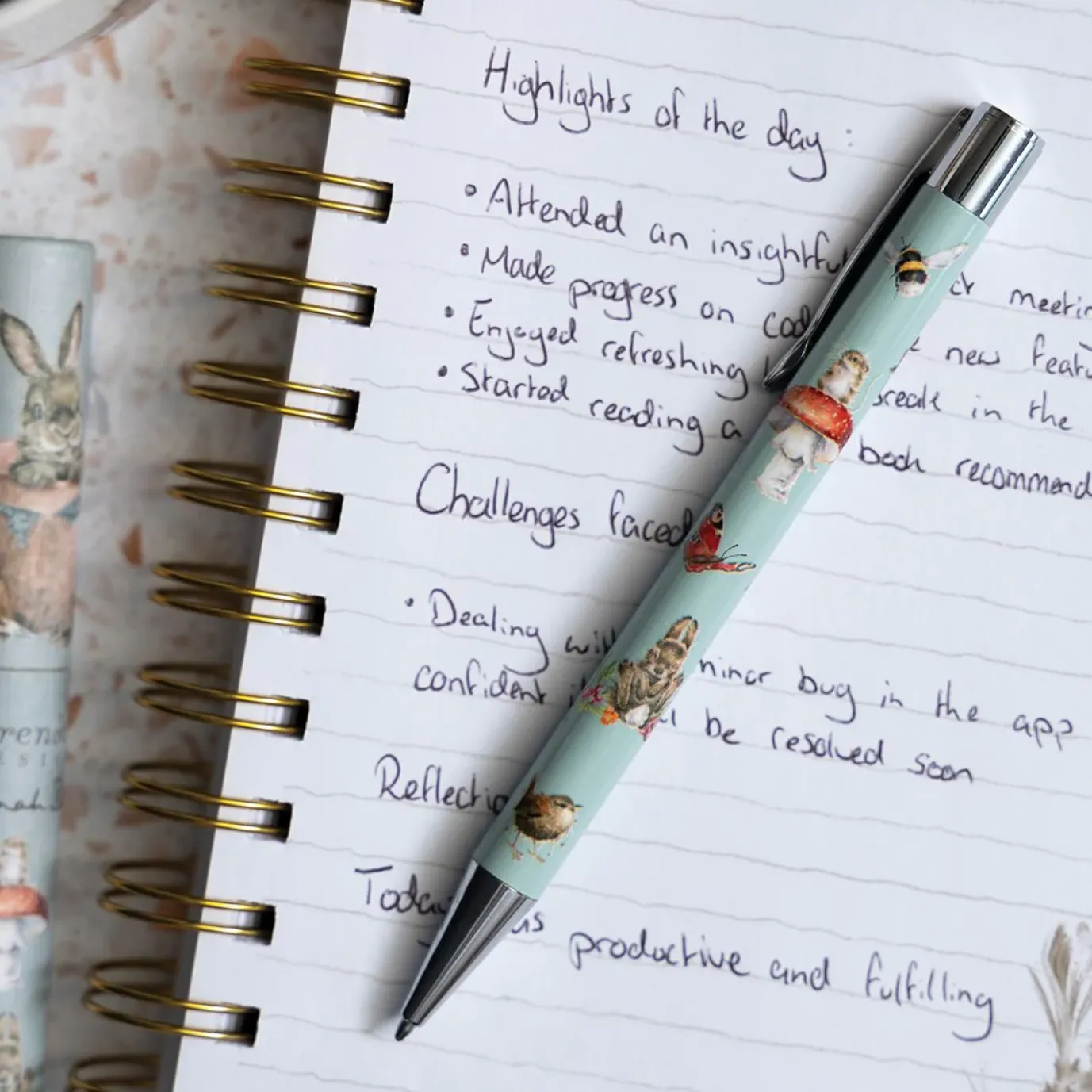 "Garden Friends" Pen