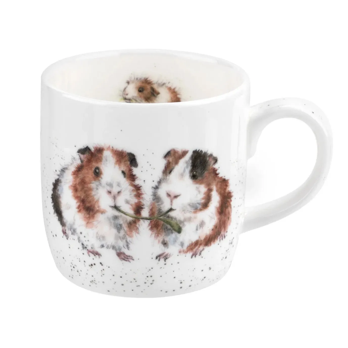 "Lettuce Be Friends" Guinea Pig Small Bone China Mug (11oz)
