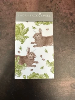 Rabbit & Cabbage Mini Notepad