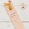 Rabbit Do What You Love Wooden Book Mark