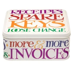 Rainbow Toast Recipts Square Tin