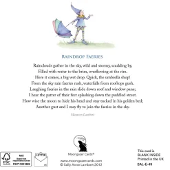 Raindrop Faeries Greeting Card