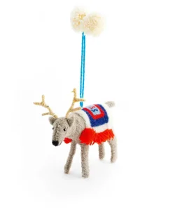 Randolph Reindeer Felt Decoration