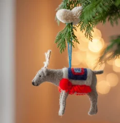 Randolph Reindeer Felt Decoration