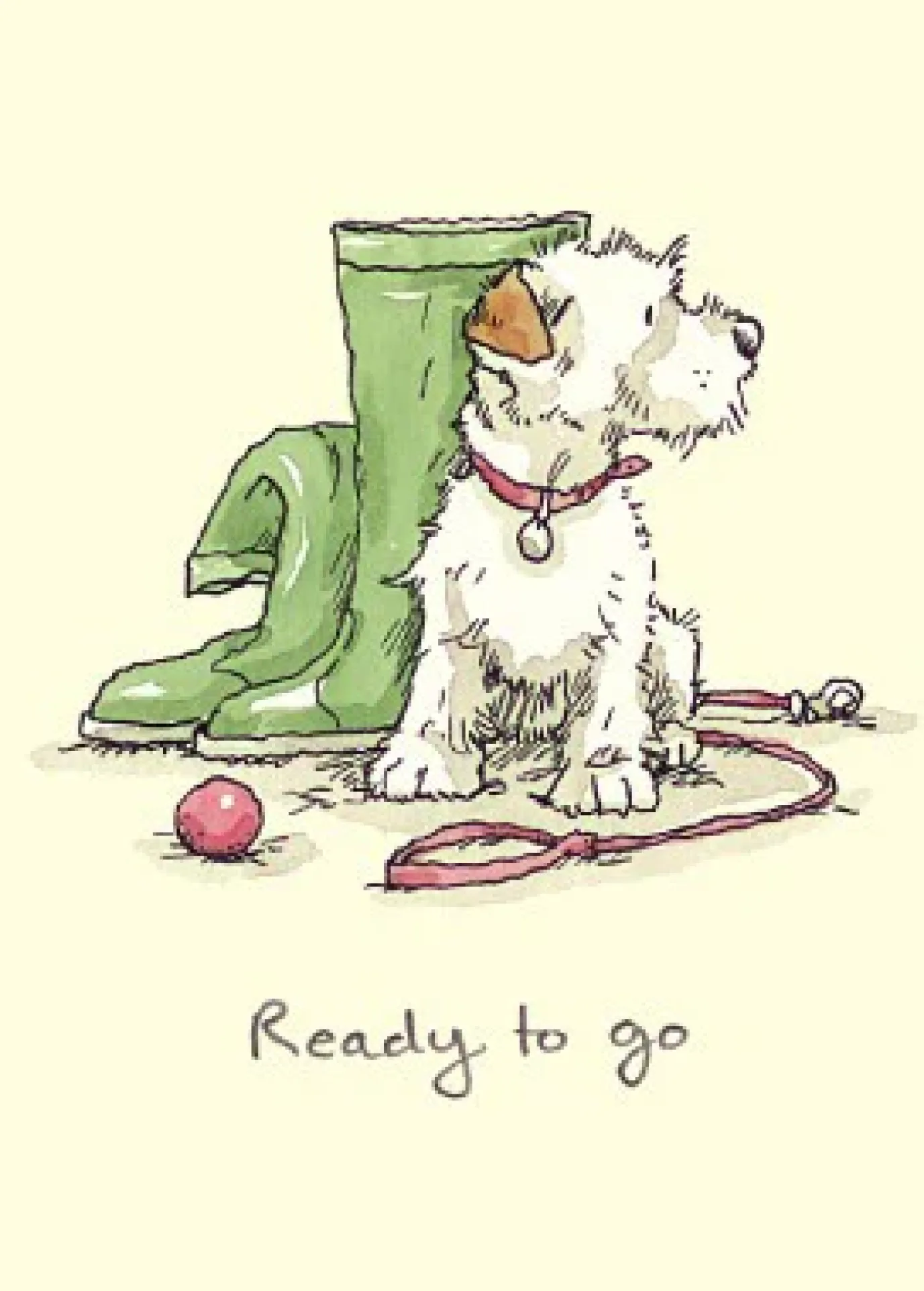 Ready to Go Greetings Card