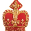 Red England Crown Decoration