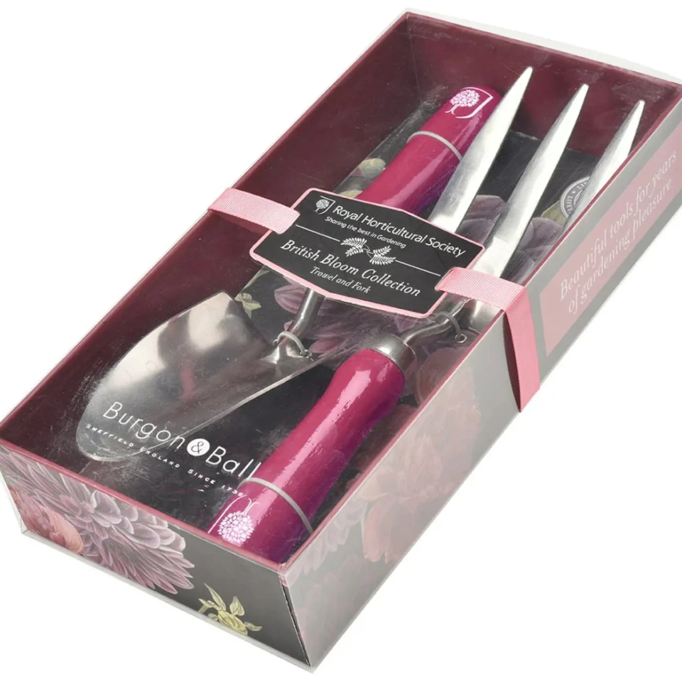 RHS British Bloom Trowel and Fork Gift Box