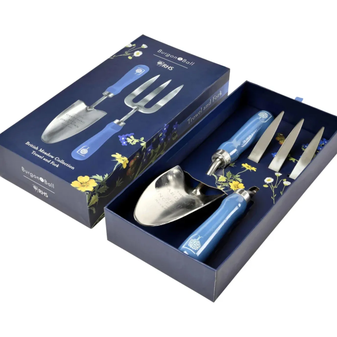 RHS British Meadow Trowel and Fork Gift Box