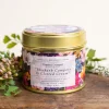 Rhubarb Compote & Clotted Cream Candle in a Matt Gold Tin