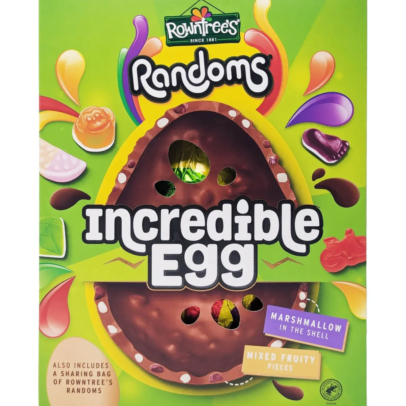 Rowntree's Randoms Inclusion Incredible Easter Egg 380g