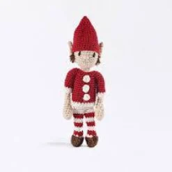 Ruby Red Elf Doll Crochet Kit