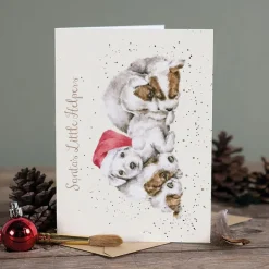 'Santa's Little Helpers' Christmas Greetings Card