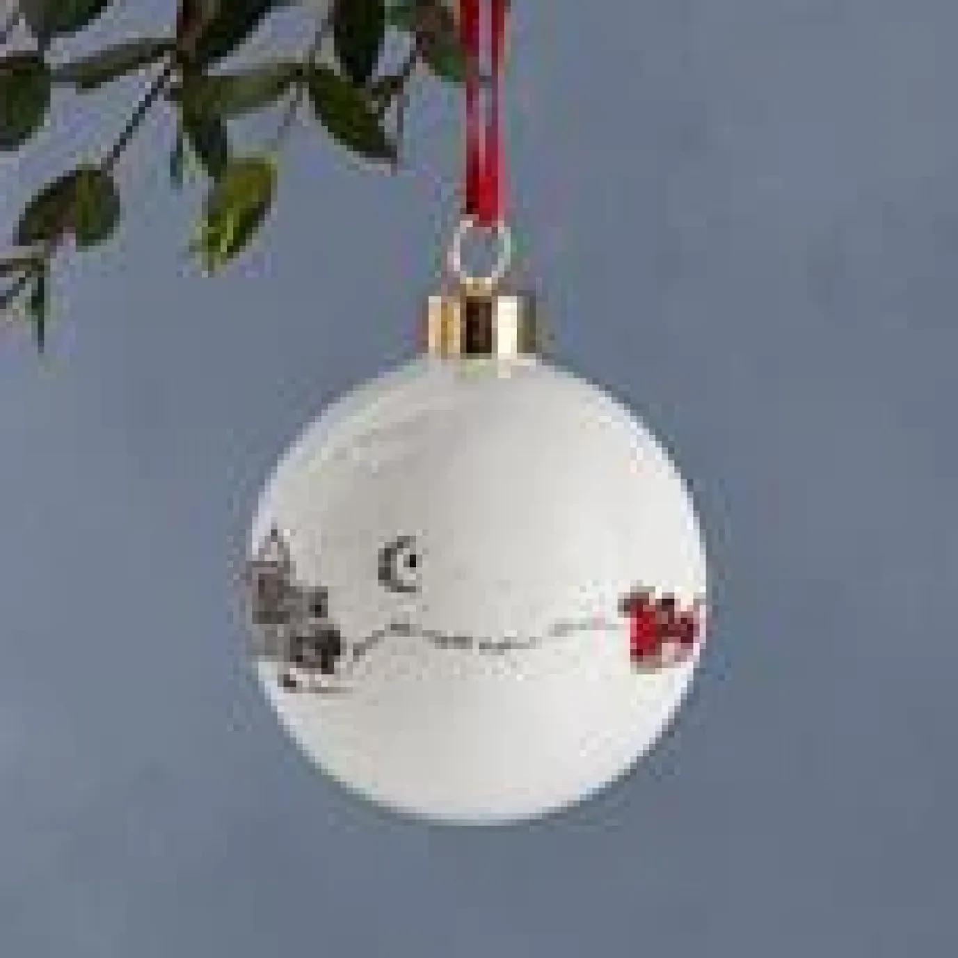 Santa's Sleigh Christmas Bauble
