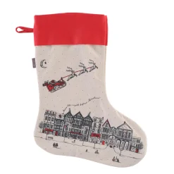 Santa's Sleigh Christmas Stocking