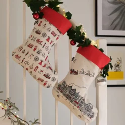 Santa's Sleigh Christmas Stocking