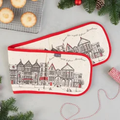Santa's Sleigh Double Oven Glove