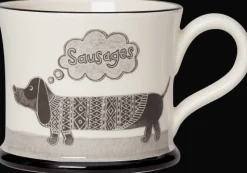 Sausage Dog Mug by Moorland Pottery