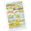 Scottish Castles & Houses by Emma Ball Tea Towel