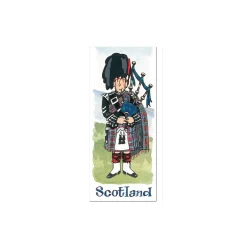 Scottish Piper Major Bookmark