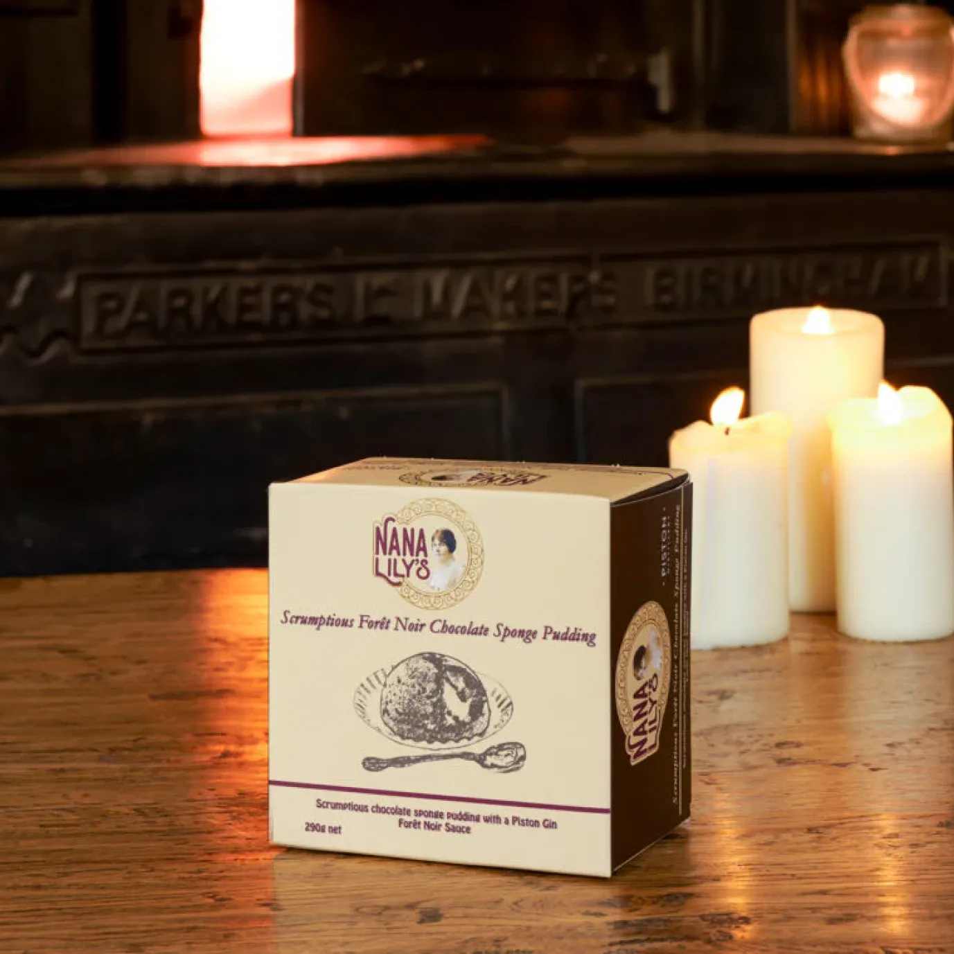 Scumptious Forêt Noir Chocolate Sponge Pudding 290g