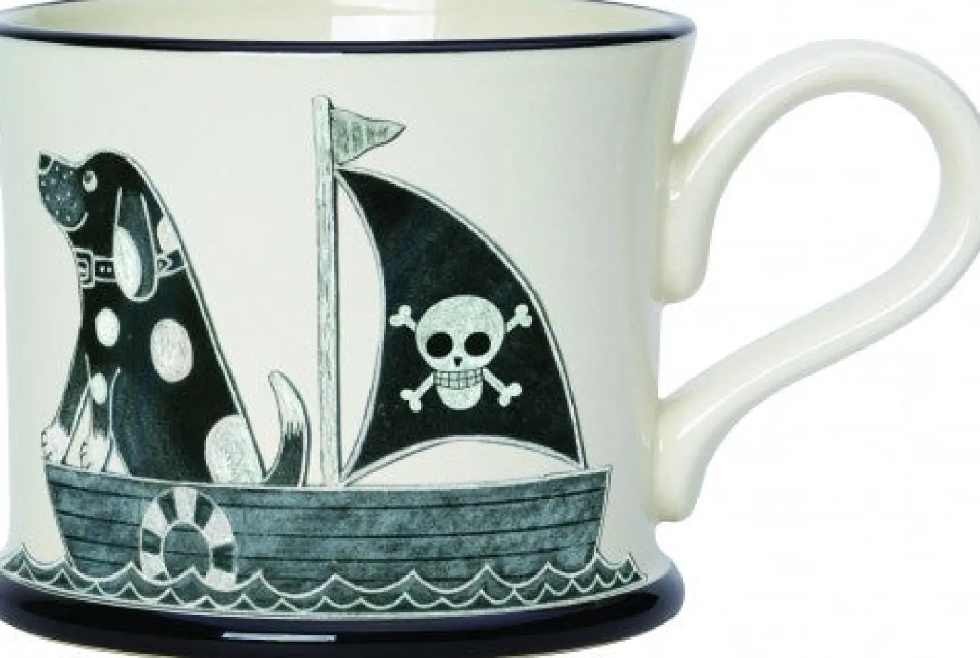 Sea Dog - It's a Dog's Life Mug by Moorland Pottery