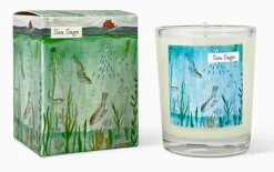 Sea Sage Votive Candle - Seal & Lifeboat