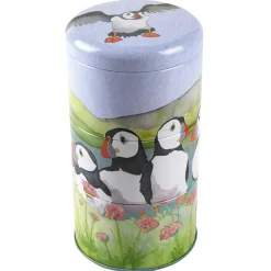 Sea Thrift Puffins Set of 3 Stacker Tins