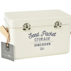 Seed Packet Storage Tin in Stone