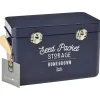 Seed Packet Storage Tin in Atlantic Blue