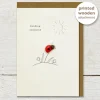 Sending Sunshine Ladybug Greeting Card