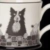 Sheep Dog Mug by Moorland Pottery