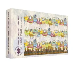 Sheep in Sweaters 1000 Piece Jigsaw Puzzle by Emma Ball