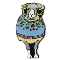 Sheep in Sweaters Enamel Pin in a Tin