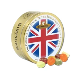 Simpkin's Union Jack Mixed Fruit Travel Sweets