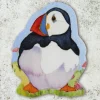 Sitting Puffin 3 Die Cut Coaster