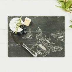 Slate Cheese Board & Knife Set - Bee