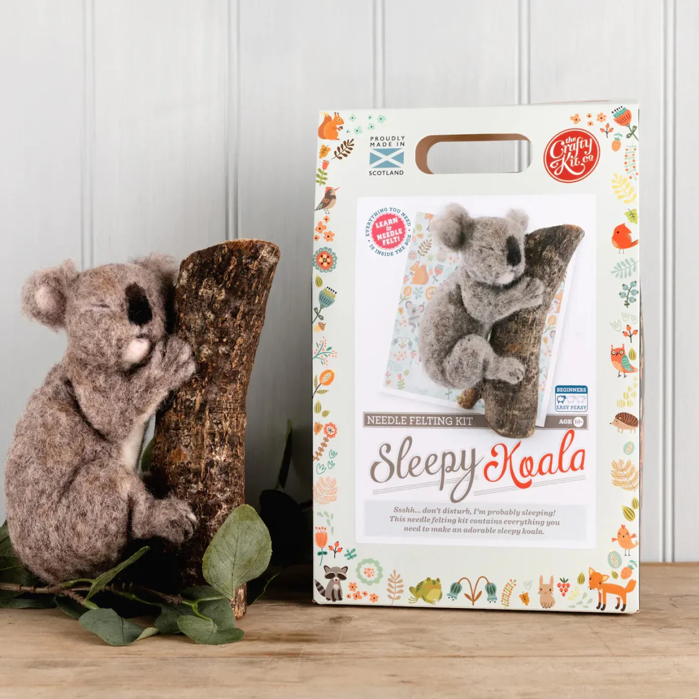 Sleepy Koala Needle Felting Craft Kit