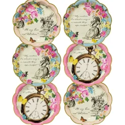 Small Alice in Wonderland Plates - 12 pack