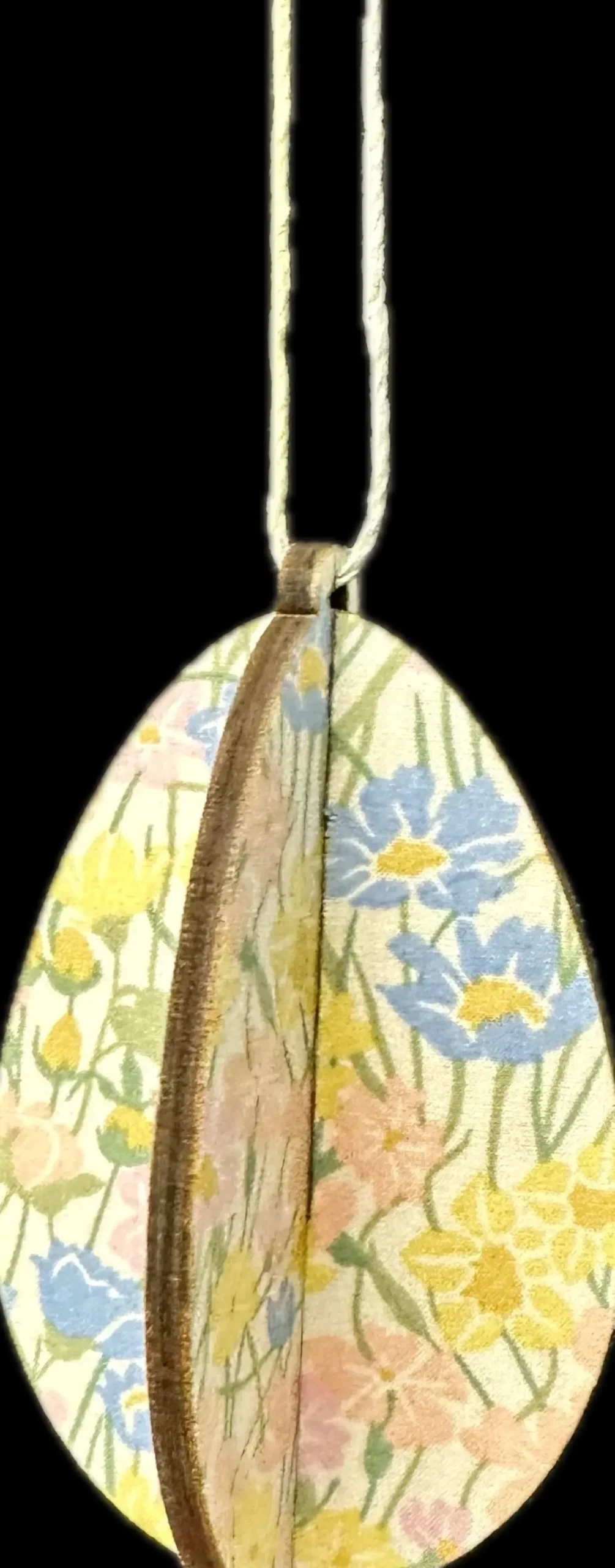 Small 3D Wooden Egg Decoration