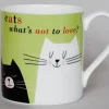Smile Cat Cat Green Mug