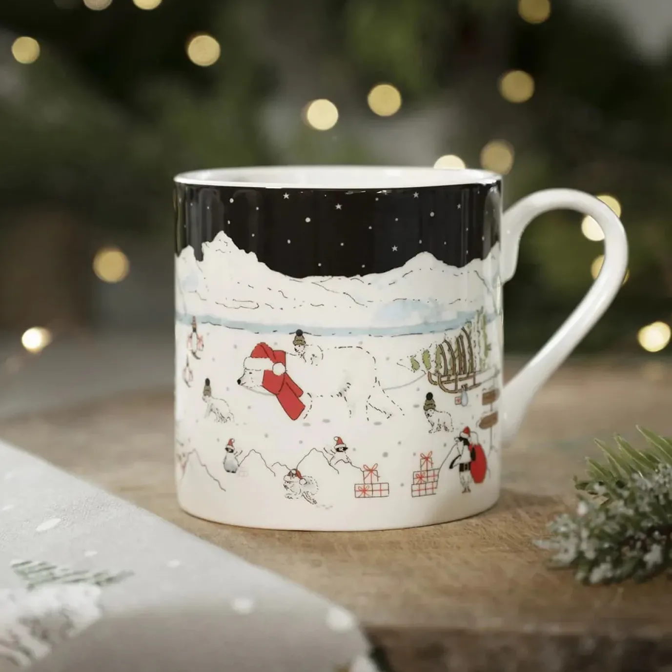 Snow Season Scene Mug