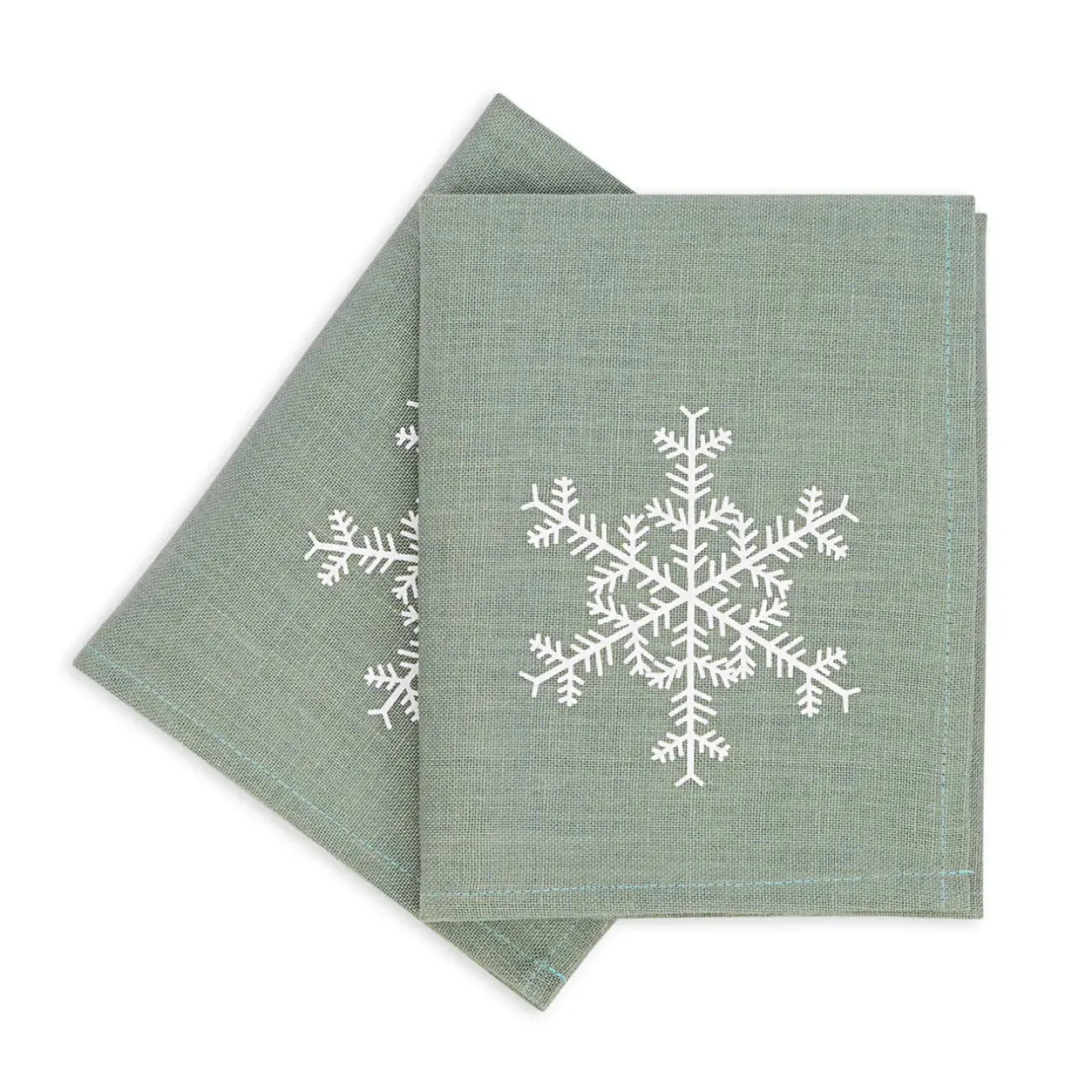 Snowflake Aquarius Linen Napkin 2 pack